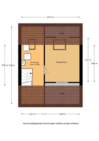 Floorplan - Assumburg 123, 3328 BD Dordrecht